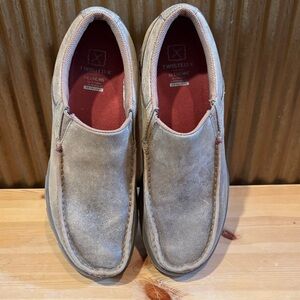 Twisted X Men's Beige Slip-On Loafers